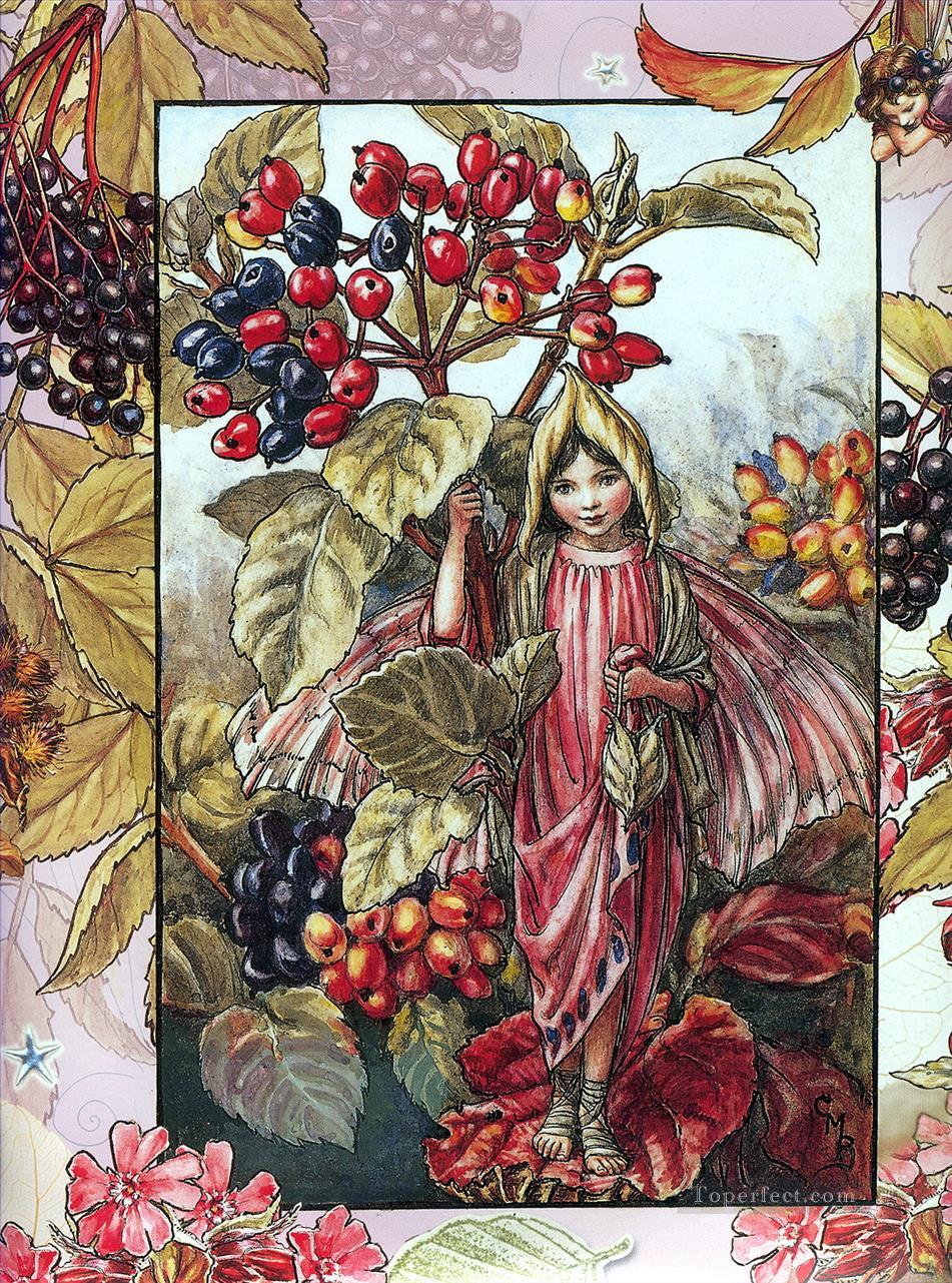 le wayfaring tree fairy fantaisie Peintures à l'huile